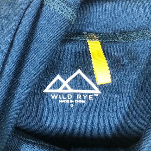 Wild Rye Olivia Onsie Base Layer Cycling Jumpsuit 100% Merino Wool Teal Size 0 - Picture 3 of 8